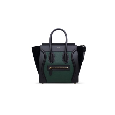 CELINE TOTE IN LUGGAGE MICRO PEBBLED CALFSKIN 167793DRU-38NA (27*27*15cm)